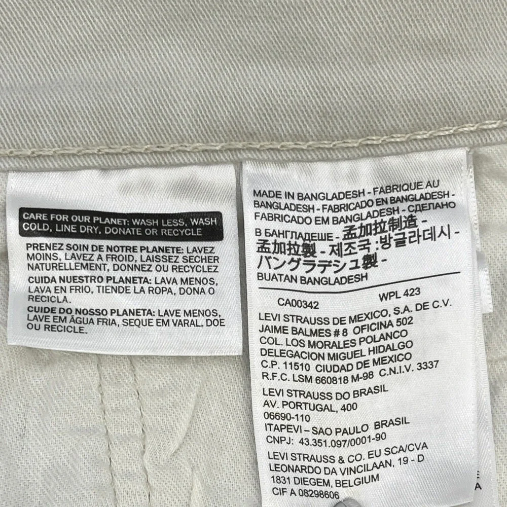 Levis 502 Mens Regular Taper Jeans 34x34 Stretch Moonstruck Minimal Indie Preppy